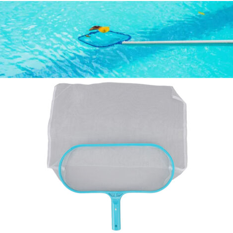 Filet de Piscine Econet pour Nettoyage Rapide des Fonds avec Filet Nylon Fin Vert Profond, Installation Facile sur Manche Standard