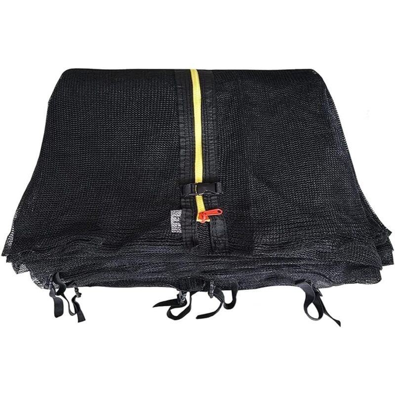 Filet de protection de trampoline de remplacement, filet de contour d'enceinte, adapté aux trampolines ronds, facile à assembler