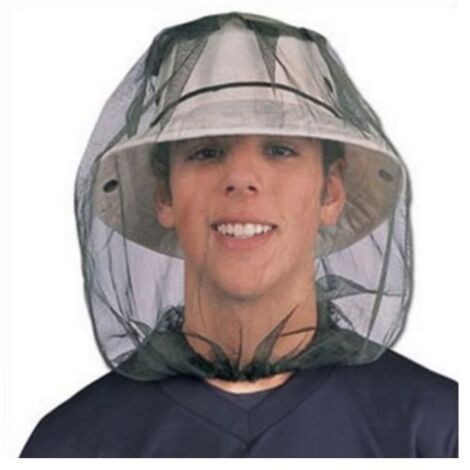 Filet de protection de visage de moustiquaire de tête de moustique d''insecte de chapeau WSM60806086