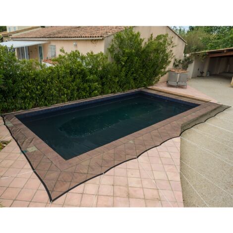 Filet de protection piscine 100g/m2 Werkapro 8 x 14 m