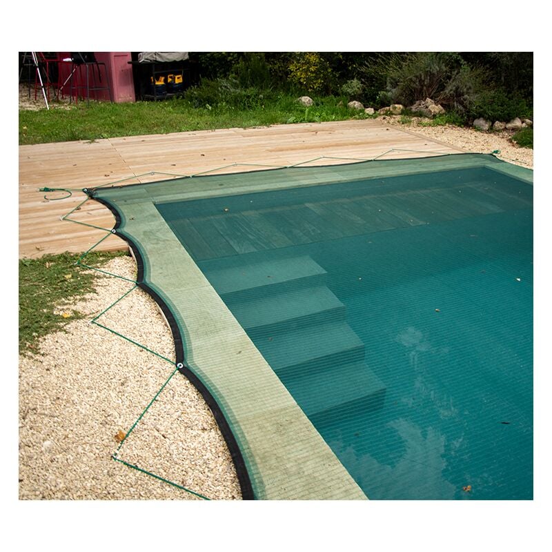 Filet de protection pour piscine contre les aiguilles de pins et les plus petites feuilles | Taille Filet: 8 x 12 m - DIRECT FILET