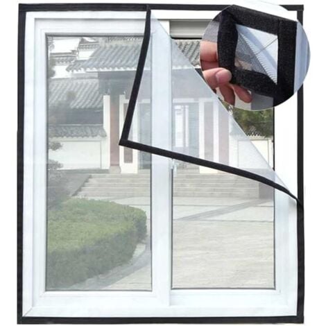 Filet de Protection pour Chat, Moustiquaire Autocollant pour Fenêtres, Maille Ajustable pour Insectes, Maille Transparente pour Chat, Moustiquaire, Moustiquaire130150cm