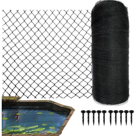 Filet de protection pour légumes - 4 x 10 m - Filet de protection contre les oiseaux - Pour potager, arbres, étangs
