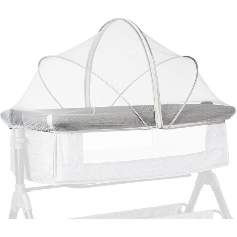Filet De Protection pour Lit Bébé - Filet Respirant Et Pliable pour Berceau - Toile Aérée et Pliable pour Camping Sieste Voyage en Poussette Parc Bébé