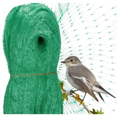 Filet de protection pour oiseaux 4 x 5 m - Idéal pour arbres fruitiers, feuillage, bac à sable et piscine.
