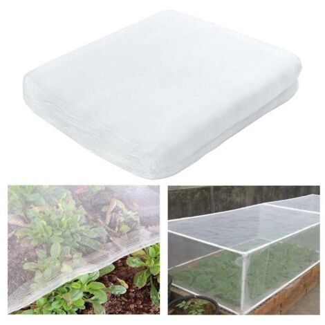 Filet de protection pour potager - 2 m x 10 m - Protège les plantes contre les insectes