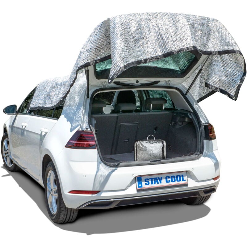 Filet de protection solaire Walser Stay Cool argent aluminium 4x6 m