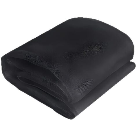 Filet de protection végétale anti-insectes noir, filet anti-mouches extérieur pour plantes et tonnelle, 2,4×4 m