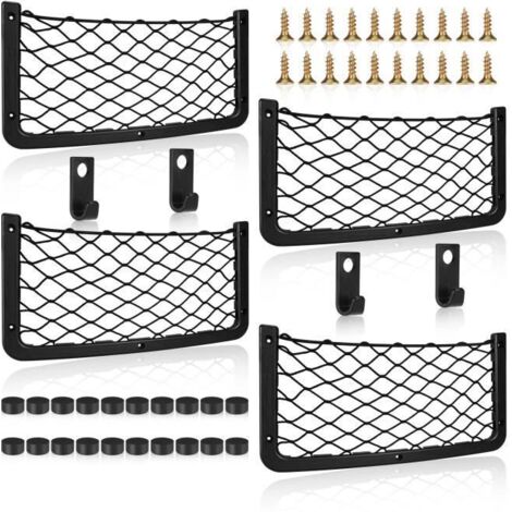 Filet de Rangement - Non spécifié - 4 Pack - Grande Taille - Polyester - Noir