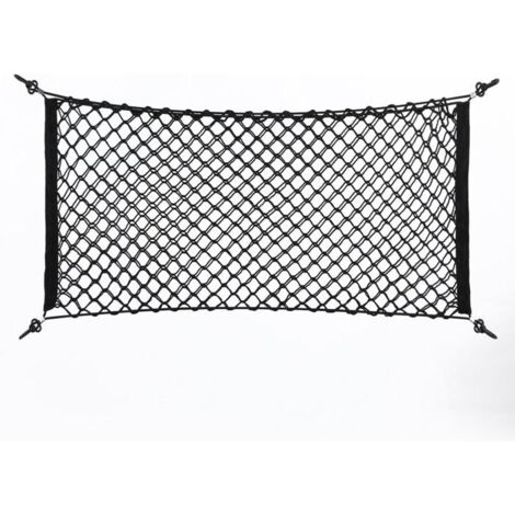 Filet de rangement pour coffre de voiture, sac de rangement arrière en maille, filet de rangement pour bagages, 90 × 40 cm, univers