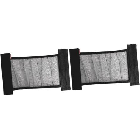 Filet de rangement pour voiture en 2 parties, filet de coffre, filet à bagages, filet de chargement arrière, tissu Oxford, 20 x 35 cm