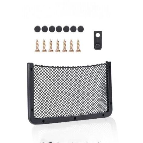 Filet de rangement pour voiture, pochette de rangement pour siège arrière, sac de rangement pour voiture, filet de rangement pour camping-car, nylon, 42 x 21 cm