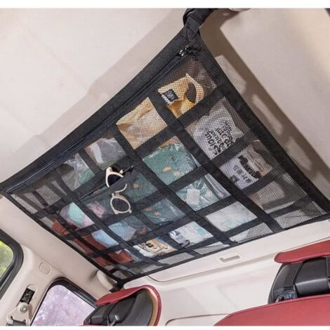Filet de Rangement - Universel - Noir - Grande Capacité - Pour SUV - Élastique