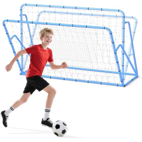 Filet de rebond football réglable 183 × 122 × 61 cm – Rebounder pour enfants, ados et adultes – Utilisation intérieur/extérieur