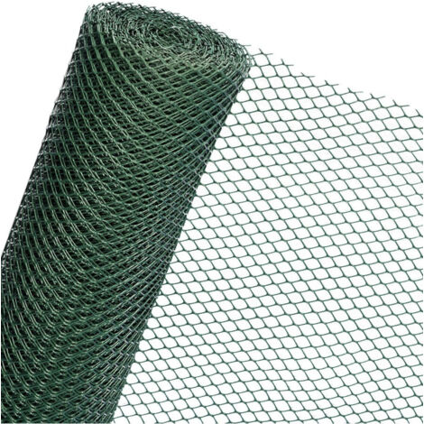 Filet De Renforcement Vert 1 X 5 M Maille Plastique 13 Mm Clôture