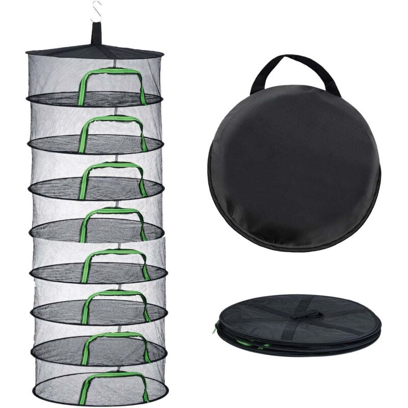 Filet de sechage pliable pour herbes fruits et vetements