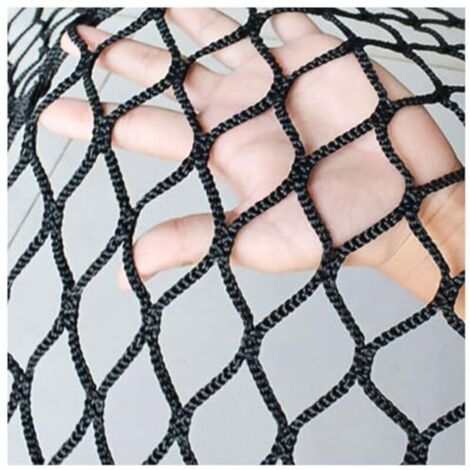 Filet De Sécurité pour Aire De Jeux, Filet d'escalade pour Balcon Extérieur, Filet De Sécurité, Rampe D'escalier, Filet De Sécurité pour Enfants, Jouet pour Animaux De Compagn(Size:1x5m,Color:Noir)