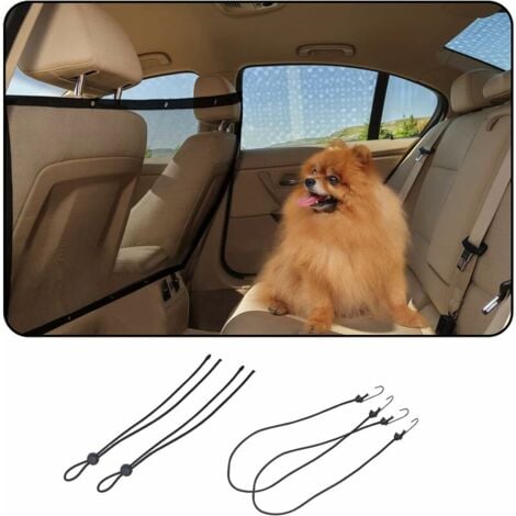 Acheter Filet de sécurité en maille pour siège arrière de voiture, barrière  pour chien et animal domestique, avec ceinture, décoration intérieure