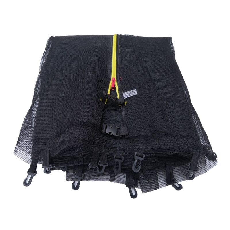 Filet de Sécurité Remplacement pour Trampoline, Filet de Trampoline de Sports de Plein Air pour Enfants avec Zip, ø 244cm, Accessoires de Trampolines