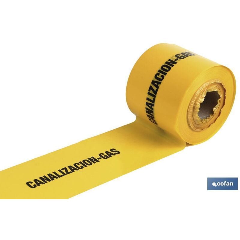 Cofan - Bande de balise pour canal de gaz 150 mm x 250 m