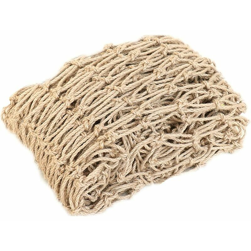 Filet de soutien en jute naturelle pour plantes grimpantes