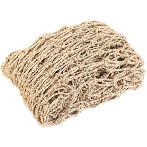 Filet de soutien en jute naturelle pour plantes grimpantes