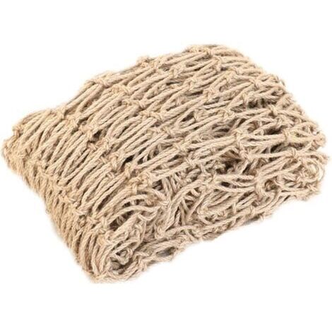 Filet de soutien en jute naturelle pour plantes grimpantes