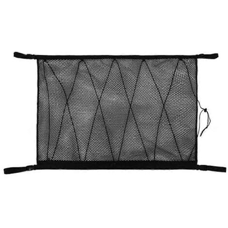 Filet de toit universel pour voiture, SUV et fourgonnettes avec poches de rangement intégrées.