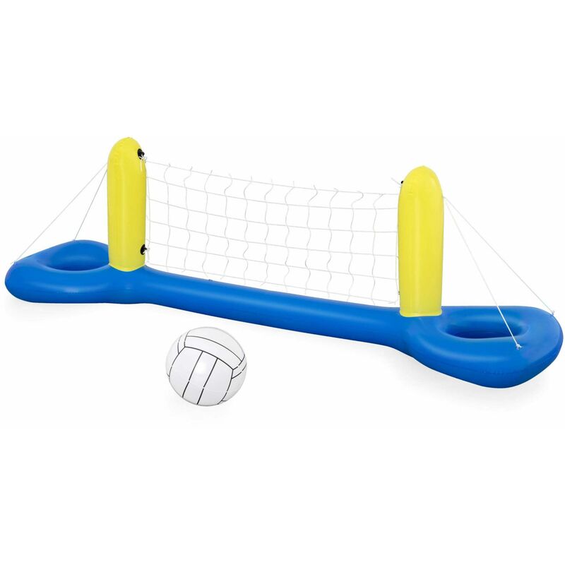 Filet de Volley ball gonflable Bestway pour piscine avec ballon - 244x 64 x 76cm