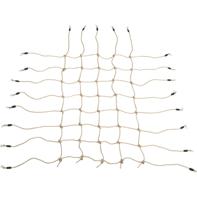 Outsunny - Filet d'escalade enfant pe filet à grimper 3-6 ans 1,5L x 2H m crochets acier galvanisé