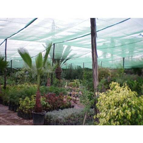 Filet d'ombrage - 55% d'ombre Vert/Noir 1.50m x 20m - Vert/Noir