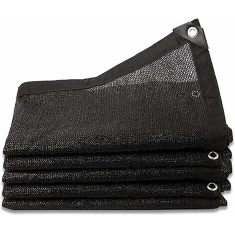 Filet D'Ombrage 8 Broches Ombrage 80% Renforce éPaissir Voile Ombrage, Serres Filet Coupe-Vent avec Oeillets,pour La Couverture VéGéTale/Serre/Jardin/Pergola(3x4m)