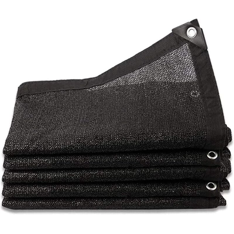 Forehill - Filet D'Ombrage 8 Broches Ombrage 80% Renforce éPaissir Voile Ombrage, Serres Filet Coupe-Vent avec Oeillets,pour La Couverture
