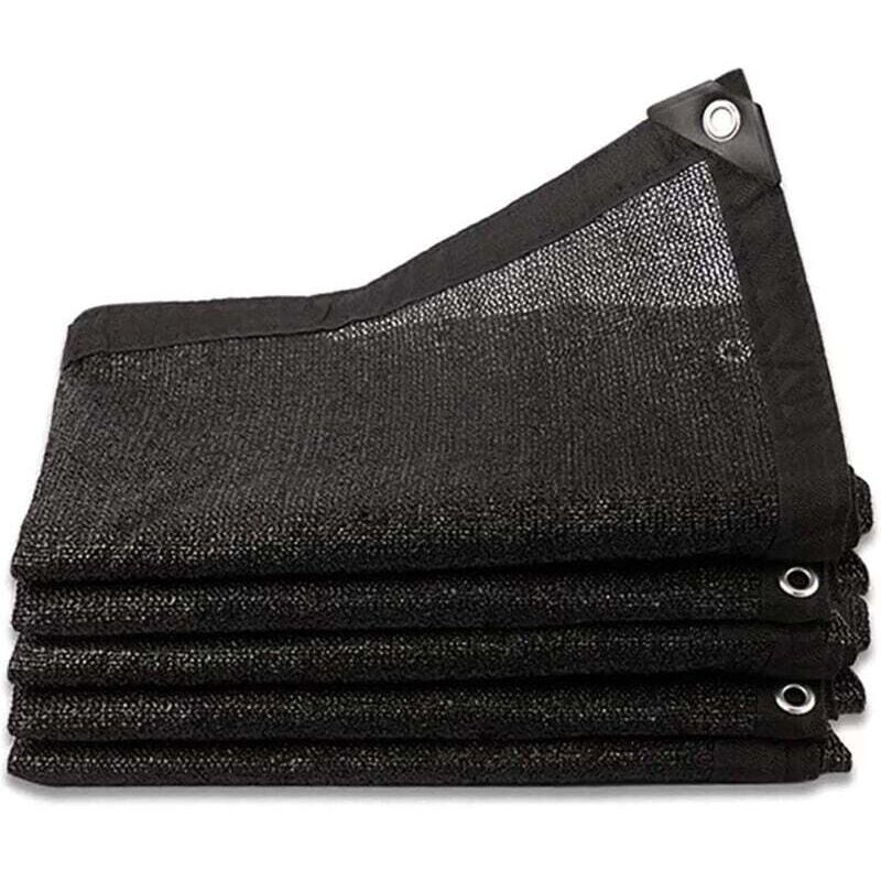 Debuns - Filet D'Ombrage 8 Broches Ombrage 80% Renforce éPaissir Voile Ombrage, Serres Filet Coupe-Vent avec Oeillets,pour La Couverture