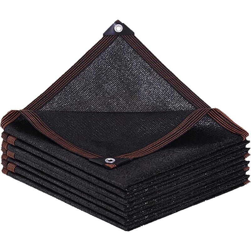 Treetalk - Filet d'ombrage - Filet d'ombrage avec œillets - 70 % de taux d'ombrage - Résistant aux uv - Pour protection des plantes, serre, abri ou