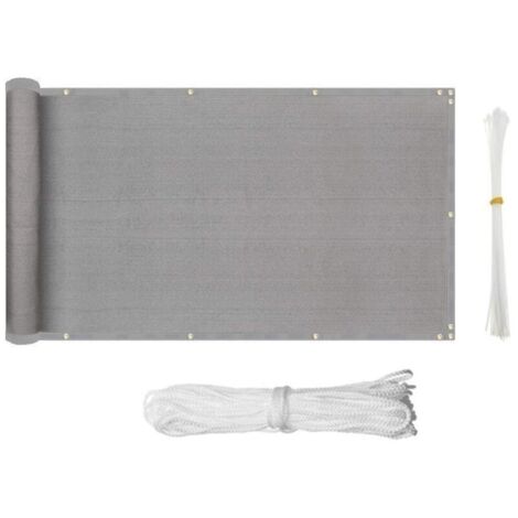 Filet d'ombrage pour balcon, protection intempéries, pare-brise jardin et terrasse