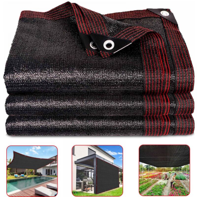 Cyslmuk - Filet D'Ombrage,2x4 m, Filet Protection Solaire 85% uv Tissu D'Ombrage, Toile d'ombrage de Serres Coupe-Ventpour La Couverture