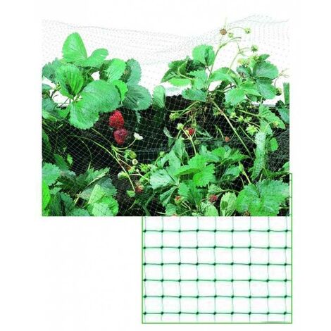 Filet en plastique anti-accrocs noir 19x19 mm 5 m H. 200 cm
