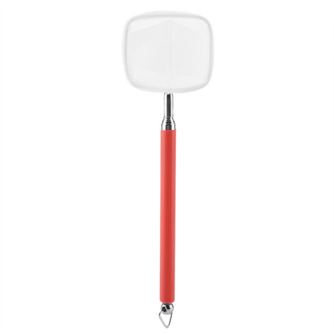 Filet extensible télescopique pour aquarium et bassin, épuisette à crevettes et poissons (carré rouge)