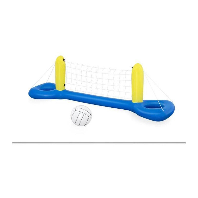 Filet flottant de volley-ball avec ballon 244x64cm - Hauteur 76cm - Multicolore