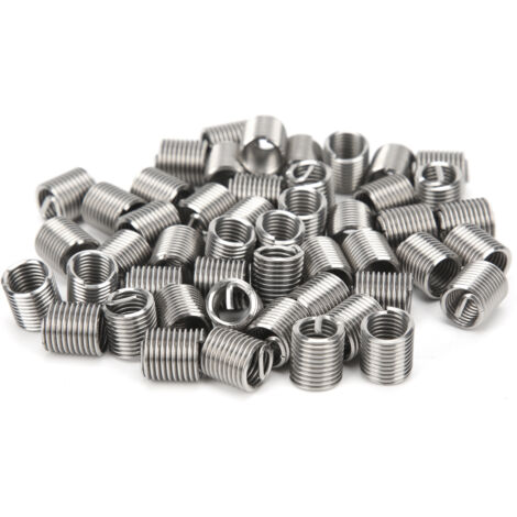 [Filet Inserts] [Filet Inserts Réduisant Homme-Femme] [Filet Repair Tool] [Acier Inoxydable] [Kit Fasteners] M8x1.25x2D - 50Pcs