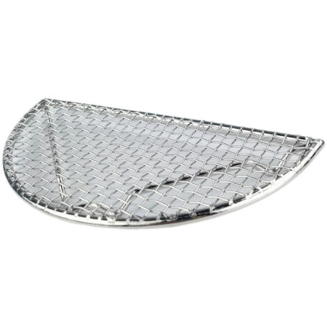 Filet japonais demicercle en acier inoxydable 24 cm x 12 cm