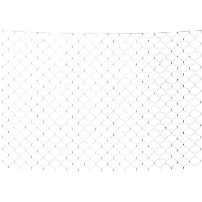 Vidaxl - Filet lumineux blanc froid de Noël 4x4 m 544 led Int/ext