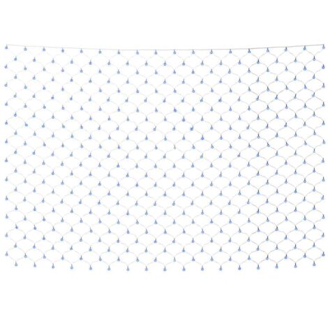 Filet lumineux bleu de Noël，Décoration de Noël 4x4 m 544 LED Intérieur/extérieur CFW73374