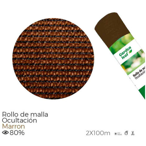 Filet Occultant Marron Edm Occultation Efficace Pour Jardin Et Balcon - Edm