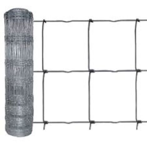 filet pastoral rouleau en acier galvanisA  cm h 100x50 m pour troupeau de chA vres ovins