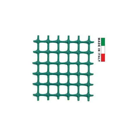 Filet Plastique Carré Vert 10x10mm - maille 10x10mm hauteur 100cm