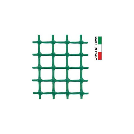 Filet Plastique Carré Vert 20x20mm - maille 20x20mm, hauteur 100cm