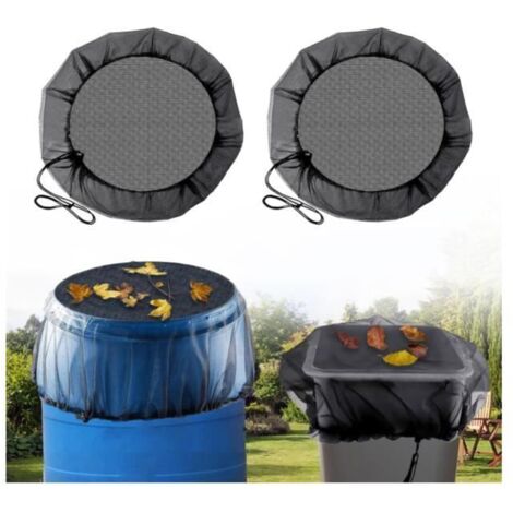 Filet pour Citerne à Eau de Pluie - Marque - Modèle - Maillage Fin - Polyester - Blanc