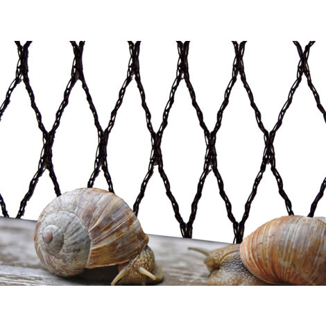 Filet pour élevage d'escargots - Maille de 22mm Noir 8m x 100m
